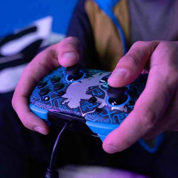 PDP Padwired Rematch drôtový ovládač GITD - Zelda Sheikah (Switch) - Herné ovládače - Obrázok M7B6000O01