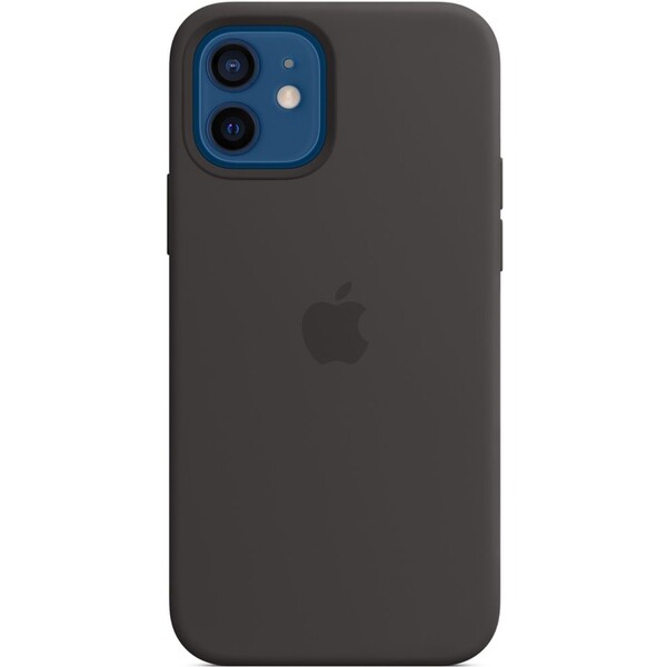E-shop Apple silikónový kryt s MagSafe na iPhone 12 a iPhone 12 Pro čierny