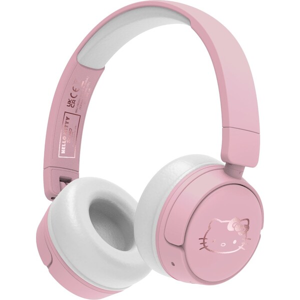 E-shop OTL bezdrôtové slúchadlá detské s motívom Hello Kitty ružová/biela