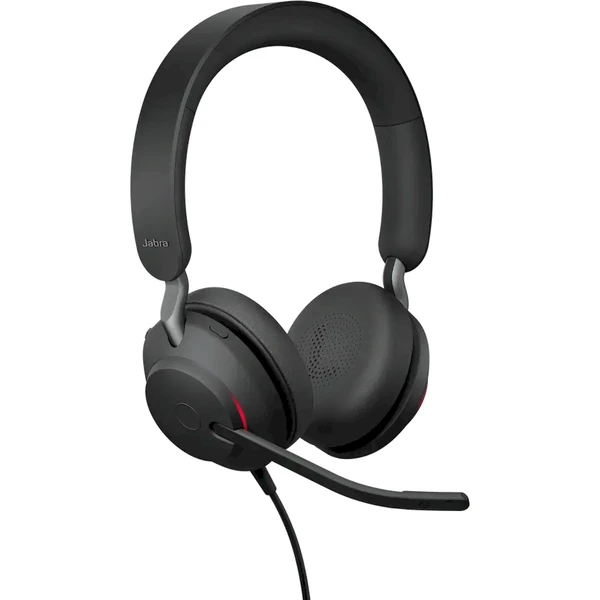 Jabra Evolve2 40 SE USB-C/A UC Stereo slúchadlá čierna - Slúchadlá - Obrázok MO4J000K01