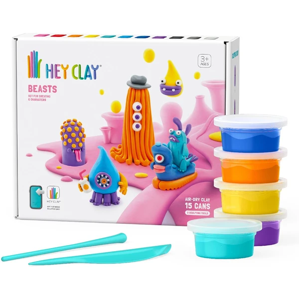 Hey Clay modelovacia hmota Príšery (Beasts) - Modelíny a plastelíny - Obrázok N635000K01