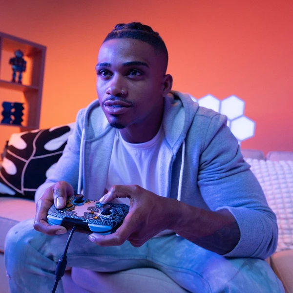 PDP Padwired Rematch drôtový ovládač GITD - Zelda Sheikah (Switch) - Herné ovládače - Obrázok N7B6000O01