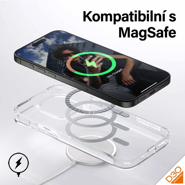 PanzerGlass HardCase MagSafe D30 Apple iPhone 15 Pro Max - Puzdra - Obrázok N7TS100501