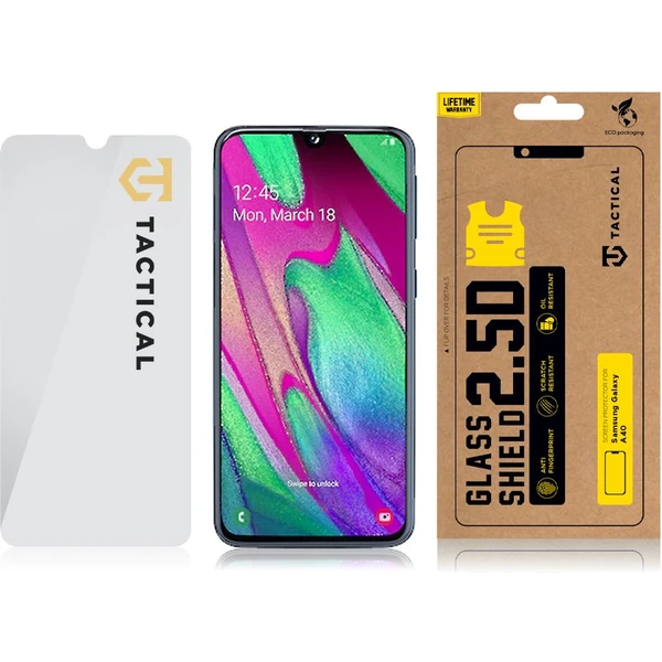 Tactical Glass Shield 2.5D sklo pre Samsung Galaxy A40 číre - Ochranné fólie a sklo - Obrázok N7UM100501