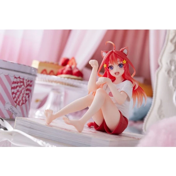 Soška The Quintessential Quintuplets: Desktop Cute - Itsuki Nakano (Cat Roomwear Ver.) - Sochy a sošky - Obrázok NFL3000N01