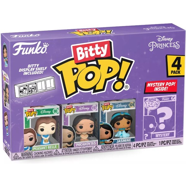 E-shop Funko Bitty POP! Disney Princess - Belle 4 pack