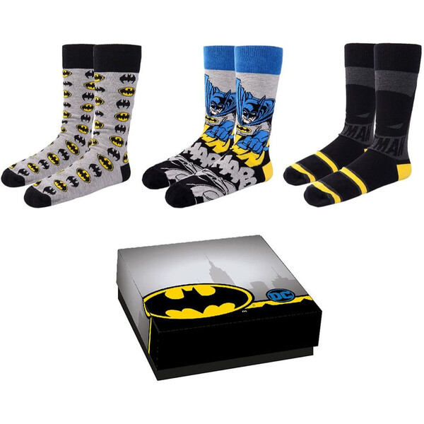E-shop Cerda ponožky - Batman 40/46 (3 páry)