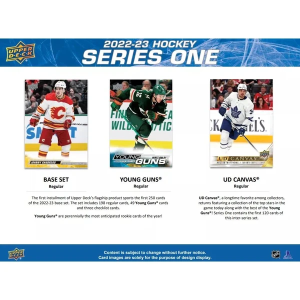 Hokejové karty Upper Deck - 22-23 Series 1 Retail Balíček - Hokejové karty - Obrázok NYF3G00101