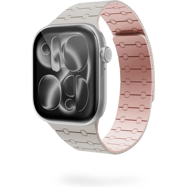 Epico Magnetic+ silikónový remienok pre Apple Watch 49/46/45/44/42mm hviezdne biely - Remienky - Obrázok O0SJ000K01