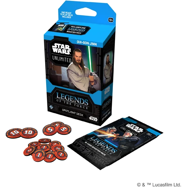 Star Wars: Unlimited 05 - Legends of the Force - Spotlight Deck - Star Wars TCG - Obrázok O4EE000K01