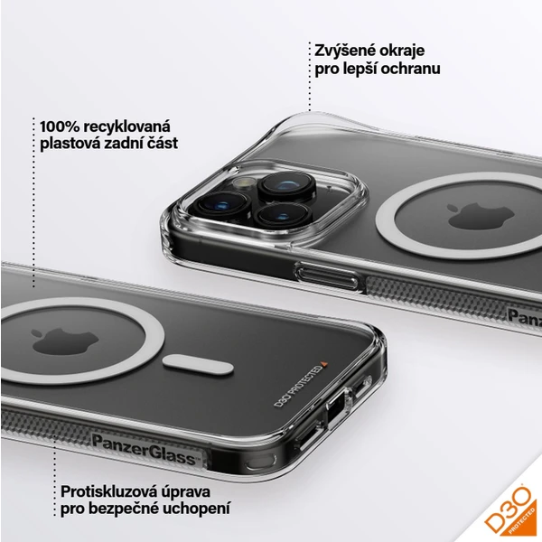 PanzerGlass HardCase MagSafe D30 Apple iPhone 15 Pro Max - Puzdra - Obrázok O7TS100501