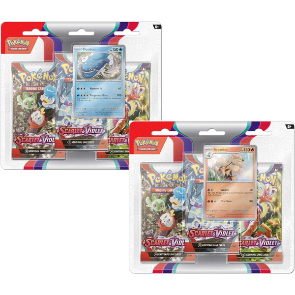 E-shop Pokémon TCG: Scarlet & Violet - 3 Blister Booster