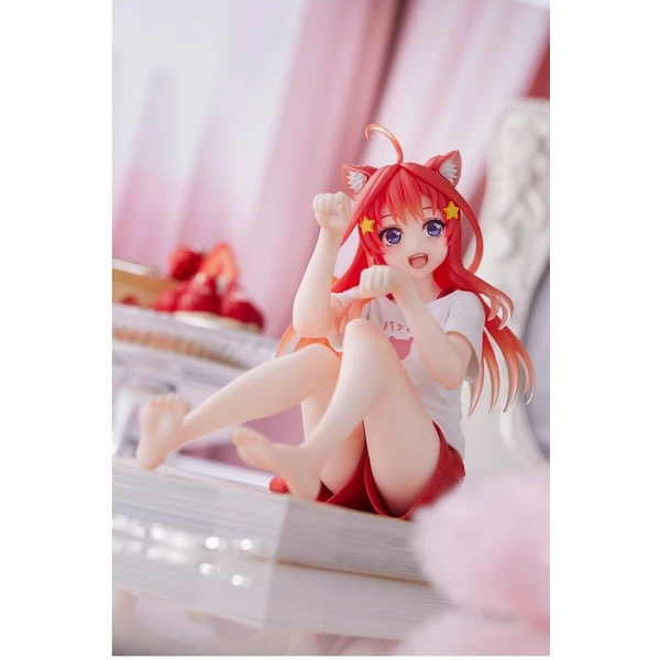Soška The Quintessential Quintuplets: Desktop Cute - Itsuki Nakano (Cat Roomwear Ver.) - Sochy a sošky - Obrázok OFL3000N01