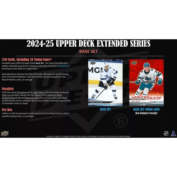 2024-25 Upper Deck Extended Series Hockey Hobby Box - Hokejové karty - Obrázok OQ1H000L01