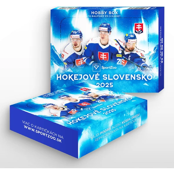 Hokejové karty SportZoo Hokejové Slovensko 2025 - Hobby box - Hokejové karty - Obrázok P04G000N01