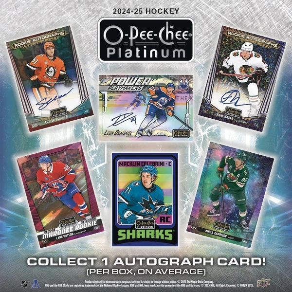 2024-25 Upper Deck O-Pee-Chee Platinum Hockey Blaster Box  - Hokejové karty - Obrázok P0BE000K01
