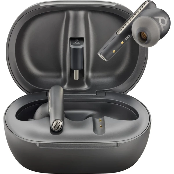 Poly Voyager Free 60+ UC M slúchadlá čierna + BT700 USB-C adaptér - Slúchadlá - Obrázok P14A000J01