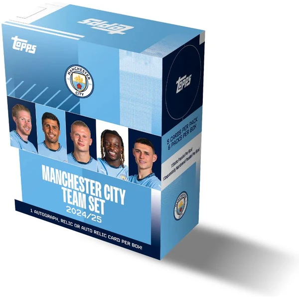 Topps futbalové karty Manchester City FC 2024/25 Team Set - Futbalové karty - Hlavný obrázok