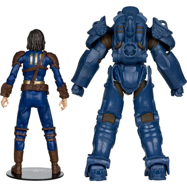 Set dvoch figúrok McFarlane Toys Fallout 4 - T-60 Vault Tec and Sole Survivor 18 cm - Figúrky - Obrázok P56N000K01