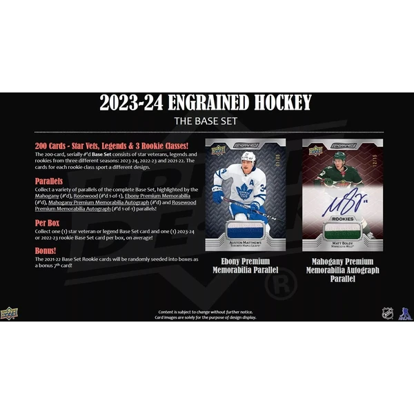 Hokejové karty 2023-24 Upper Deck Engrained Hockey Hobby Box - Hokejové karty - Obrázok P7IB000N01