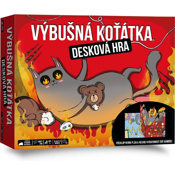 Výbušné mačiatka: Dosková hra - Stolové hry - Hlavný obrázok