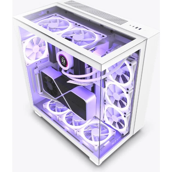 NZXT H9 Elite edition, biela - Počítačové skrine - Obrázok PB0L100501