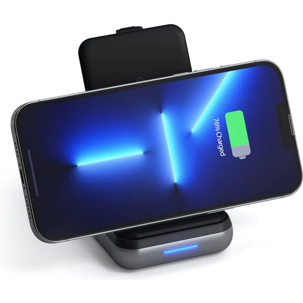 Satechi Powerbanka s bezdrátovou nabíječkou 10 000 mAh vesmírně šedá - Powerbanky - Obrázok PBH8000601