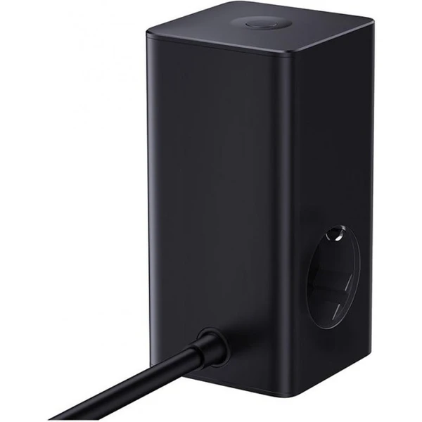 Baseus Nabíjacia stanica PowerCombo Tower 100W EU čierna - Nabíjačky - Obrázok PMS5000N01