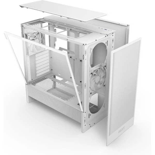 NZXT H5 Flow biela - Počítačové skrine - Obrázok PUGA000L01