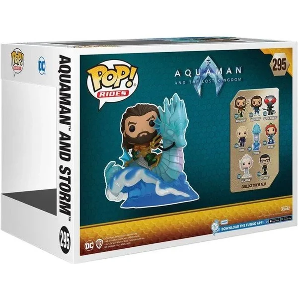 Funko POP! #295 Ride DLX: Aquaman a Lost Kingdom - Aquaman on Storm - Funko POP! - Obrázok Q16D000P01