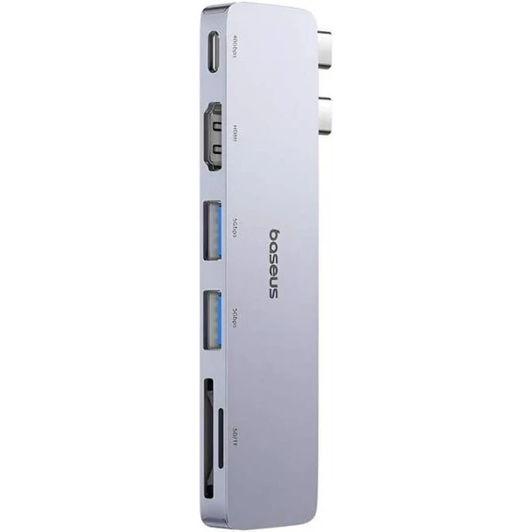Baseus Ultra Joy 6v1 dokovacia stanica šedá - Dokovacie stanice - Obrázok Q40N000K01