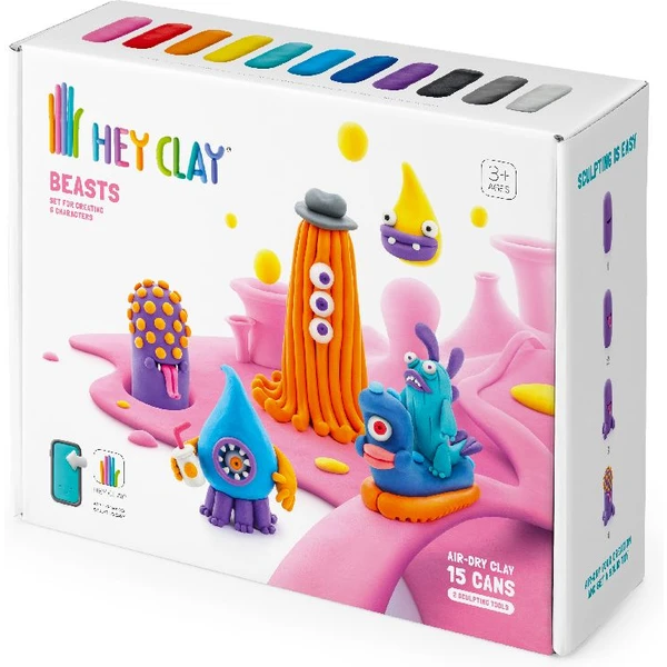 Hey Clay modelovacia hmota Príšery (Beasts) - Modelíny a plastelíny - Obrázok Q635000K01