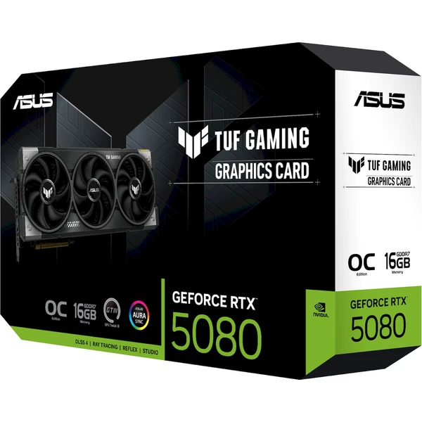 ASUS TUF Gaming NVIDIA GeForce RTX 5080 16GB GDDR7 OC - Grafické karty - Obrázok Q6JB000O01