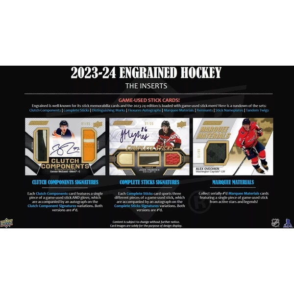 Hokejové karty 2023-24 Upper Deck Engrained Hockey Hobby Box - Hokejové karty - Obrázok Q7IB000N01