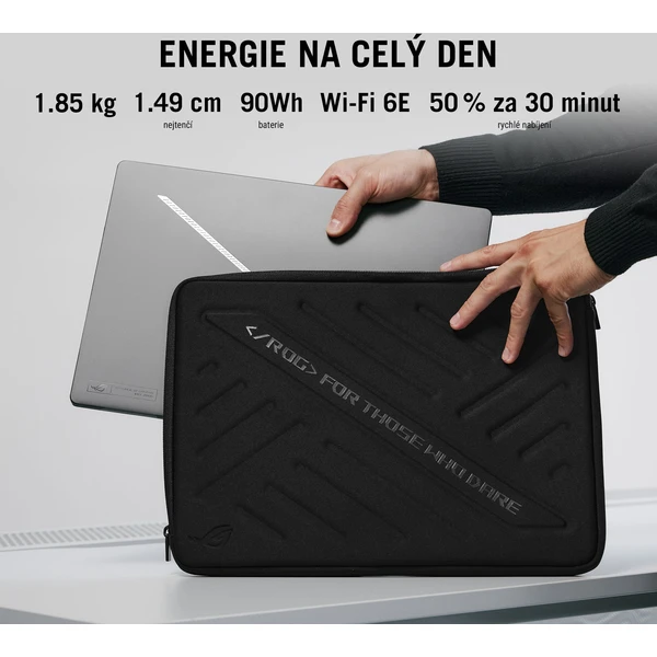 ASUS ROG Zephyrus G16 (GU605MY-NEBULA026W) sivý - Notebooky - Obrázok QB34000L01