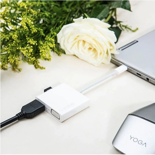 Lenovo USB-C 3-in-1 Hub - USB huby - Obrázok QBZO300301