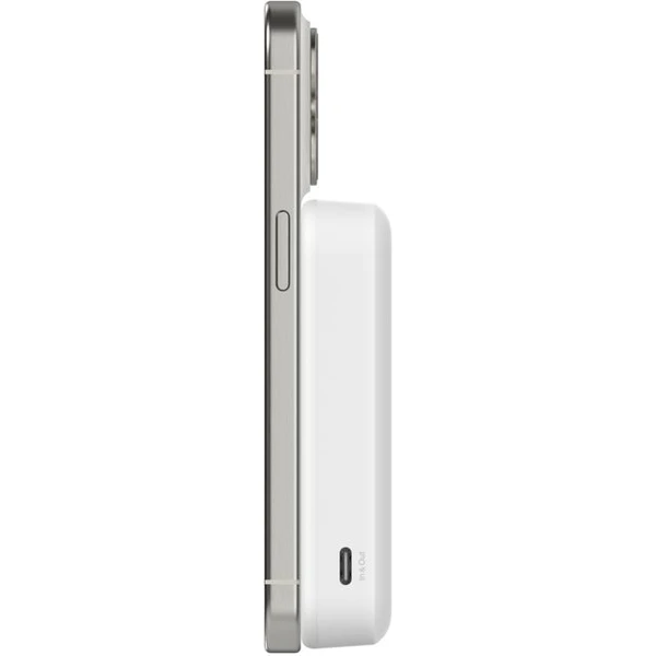 Belkin Boost Charge Pro (Qi2) MagSafe powerbanka, 10000mAh, 15W, biela - Powerbanky - Obrázok QGAB000J01