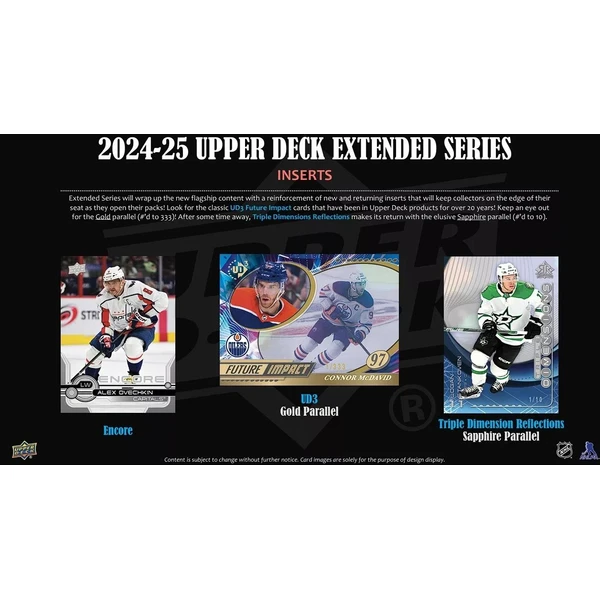 2024-25 Upper Deck Extended Series Hockey Hobby Box - Hokejové karty - Obrázok QQ1H000L01