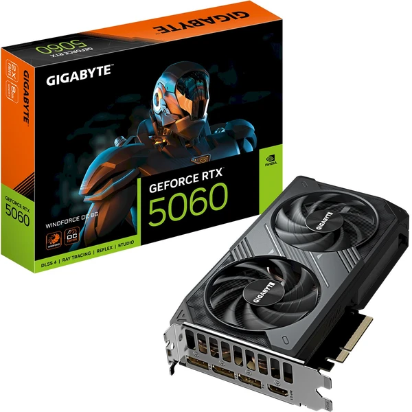 GIGABYTE NVIDIA GeForce RTX 5060 WINDFORCE OC 8G - Grafické karty - Obrázok R04F000O01