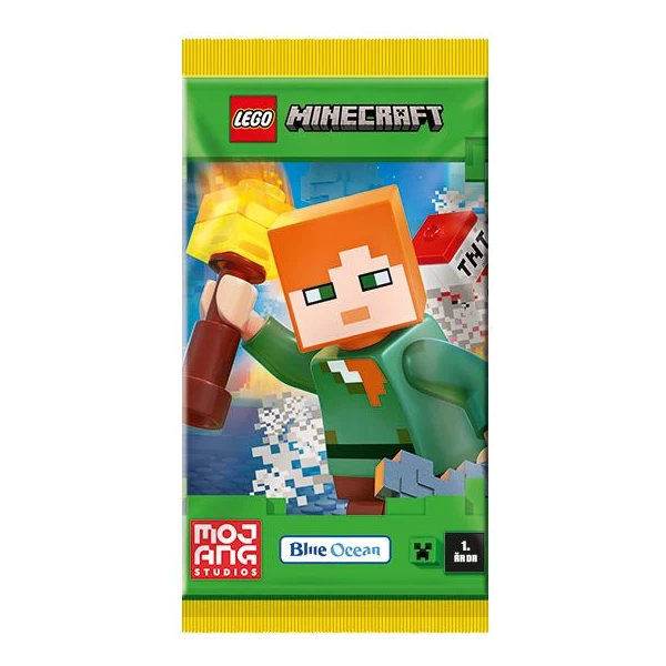 Lego Minecraft TCG Balíček kariet (1. séria) - Zberateľské karty a nálepky - Obrázok R0E6000K01