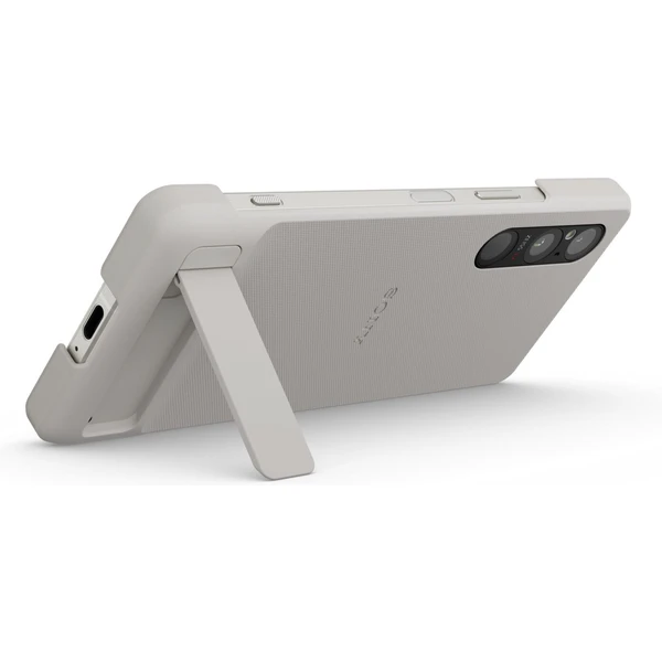 Sony Stand Cover kryt Xperia 1 V 5G sivý - Puzdra - Obrázok R32Q100501