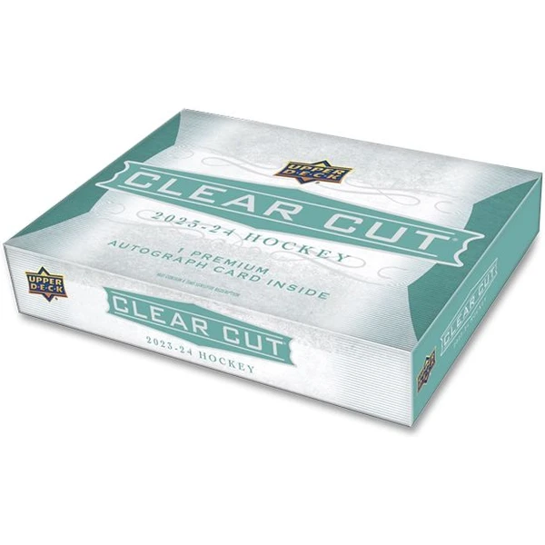 Hokejové karty 2023-24 Upper Deck Clear Cut Hockey Hobby Box - Hokejové karty - Hlavný obrázok