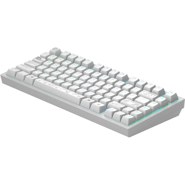 Dark Project ALU81A Terra Nostra mechanická mechanická klávesnica (US) biela - Klávesnice - Obrázok R5IA000O01