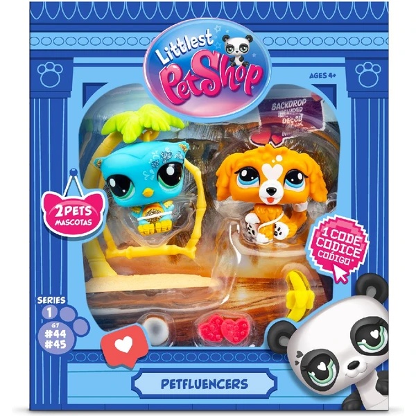 Littlest Pet Shop balenie 2 figúrok Petfluenceri MIX - Figúrky - Hlavný obrázok