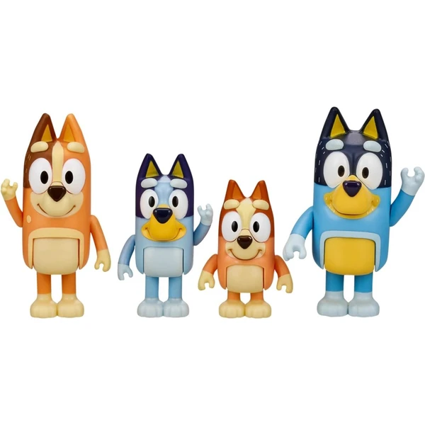 Bluey Action Figures 4-Pack - Figúrky - Hlavný obrázok