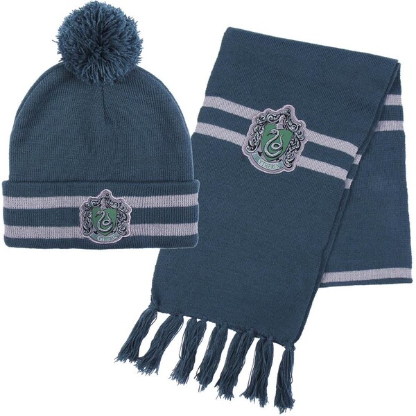 E-shop Darčekový set čiapky a šál Harry Potter – Slytherin