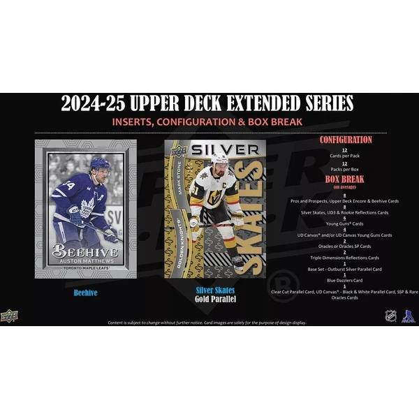 2024-25 Upper Deck Extended Series Hockey Hobby Box - Hokejové karty - Obrázok RQ1H000L01