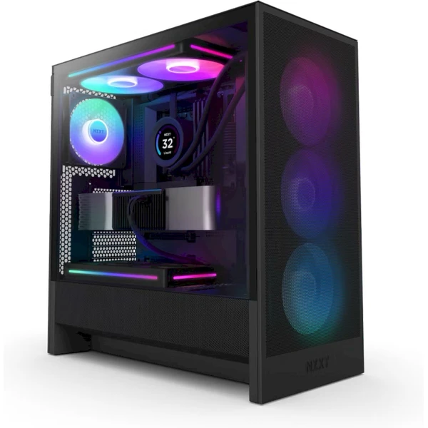 NZXT H5 Flow RGB čierna - Počítačové skrine - Hlavný obrázok