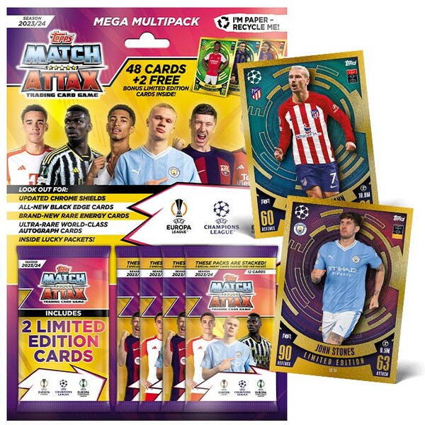E-shop Futbalové karty Topps UEFA UCL MATCH ATTAX 23/24 - Mega Multipack