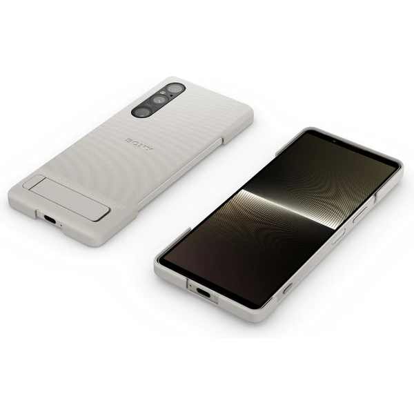 Sony Stand Cover kryt Xperia 1 V 5G sivý - Puzdra - Obrázok S32Q100501